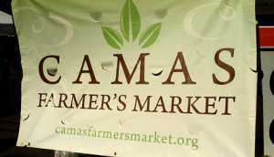 Camas Farmer's Market Banner